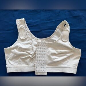 Women's White Post-Surgical Bra